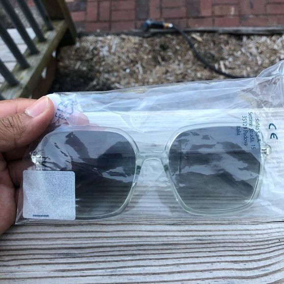 Rebecca Minkoff NIB Grey Shaded Square Ladies Sunglasses GREEN, MSRP $148 - Picture 2 of 10